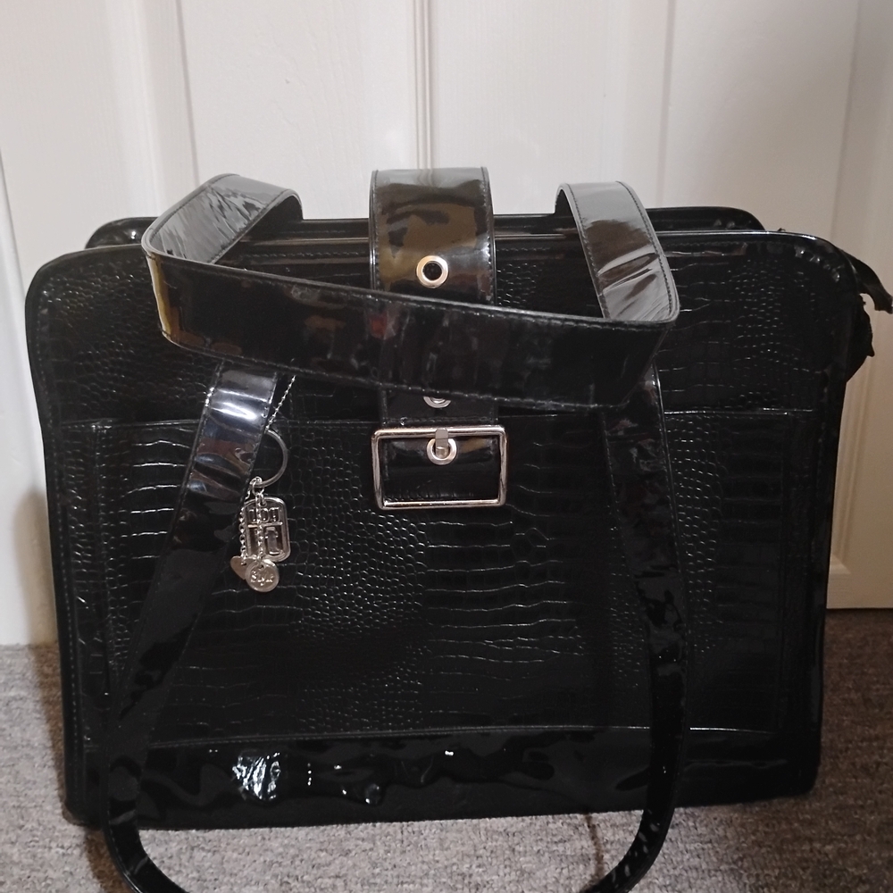 Luxury Faux Crocodile Pet Carrier Purse